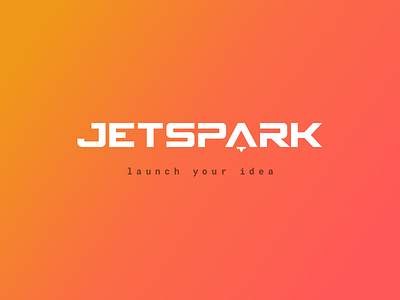 JetSpark Logo design design development jetspark landing logo sketch studio web