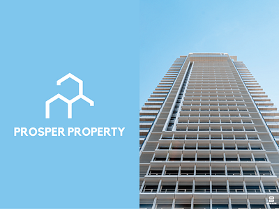 Prosper Property Logo branding design flat illustration illustrator logo minimal photoshop vector