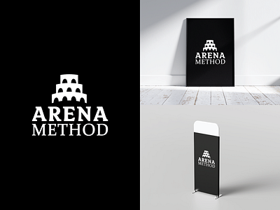 Arena Method Logo branding design flat illustration illustrator logo minimal photoshop ui vector