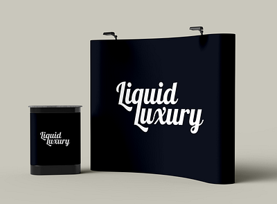 Liquid Luxury Logo branding design flat illustrator logo minimal photoshop vector