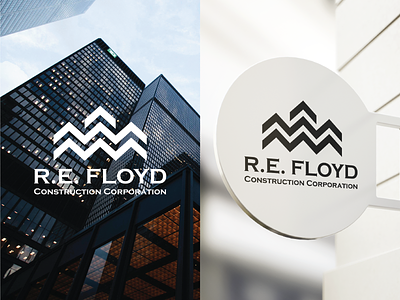 R.E. Floyd Logo branding design flat illustration illustrator logo minimal photoshop ui vector