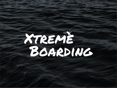 Xtreme Boarding Logo branding design flat illustration illustrator logo minimal photoshop ui vector