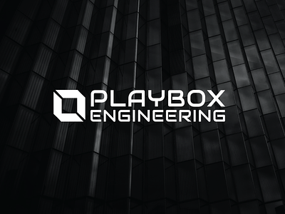 Playbox Engineering Logo branding design flat illustration illustrator logo minimal photoshop ui vector