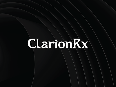 ClarionRx Logo branding design flat illustration illustrator logo minimal photoshop ui vector