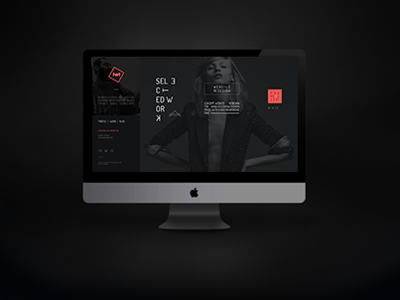 Portfolio behance black designer photoshop portfolio web design