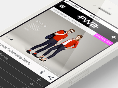 The Fwa Responsive mobile website responsive design the fwa ui ux web design