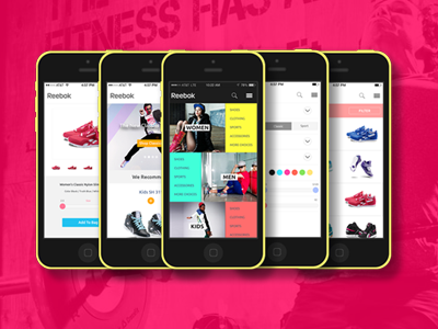 Reebok Mobile Site by Mikha Makhoul on 