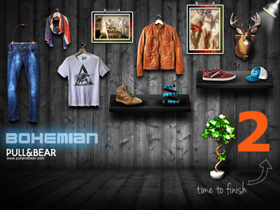 Pull&Bear entertainment fashion ipad app mixmatch pullbear app ui design