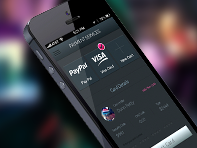 Card Details banking credit card dark ios design iphone app payment app ui ux