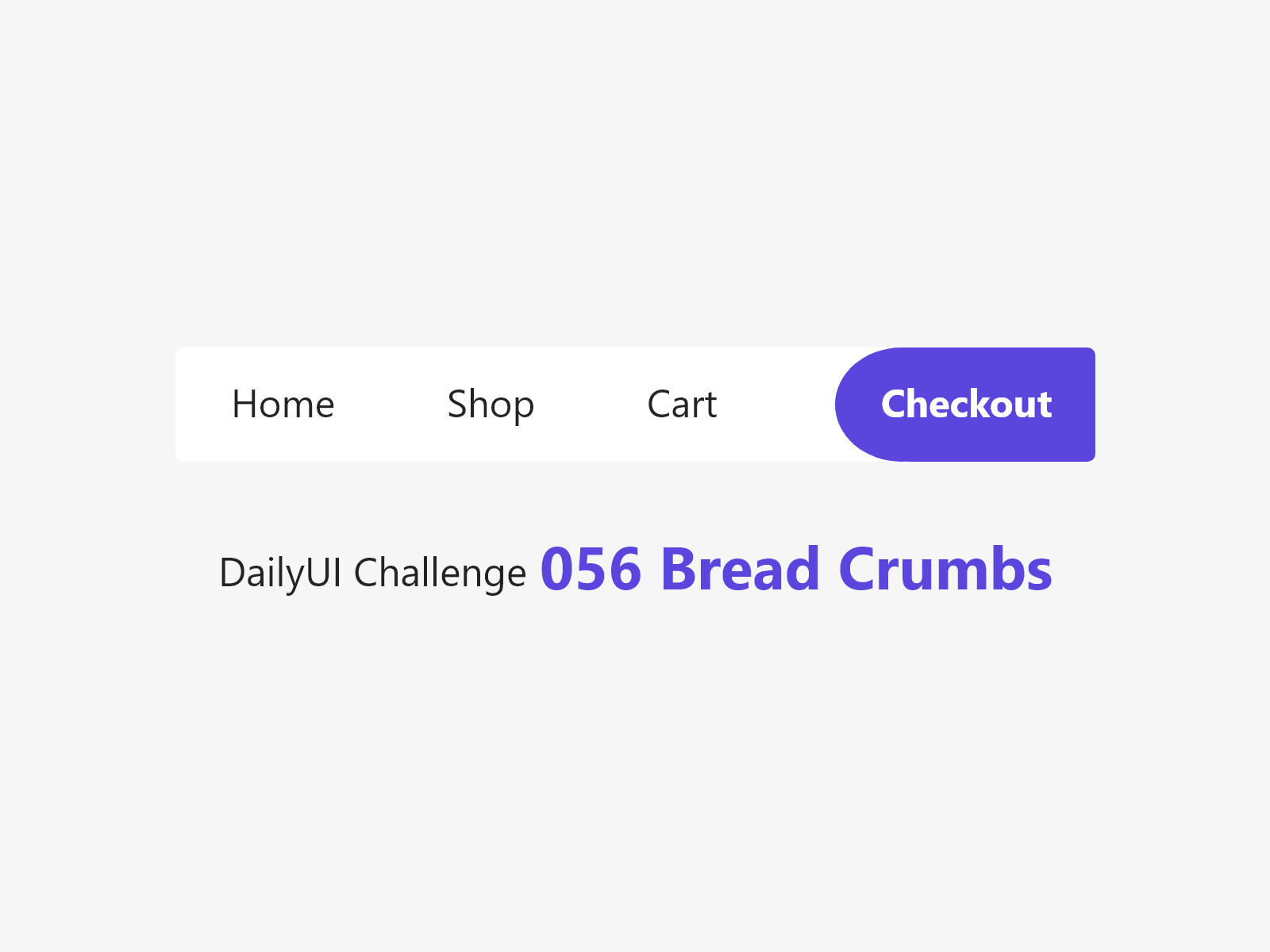 DailyUI Challenge 056 BreadCrumbs by Amirhosain Gazor on Dribbble