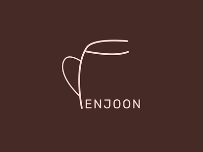 Daily Logo Challenge: Day 06 - Coffee Shop 06 app cafe challenge coffee coffee shop cup dailyui day 06 design fenjoon glass graphic design logo shop tea ui ux