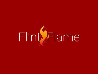 10/50 Daily Logo Challenge: Flint & Flame 10 1050 app challenge dailylogochallenge dailyui design fire flame flint flint flame flintflame graphic design logo ui ux xd