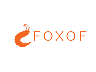 16/50 Daily Logo Challenge: Fox Logo - FOXOF 1650 app challenge dailylogo dailylogochallenge dailyui design fox fox logo foxof graphic design logo ui ux