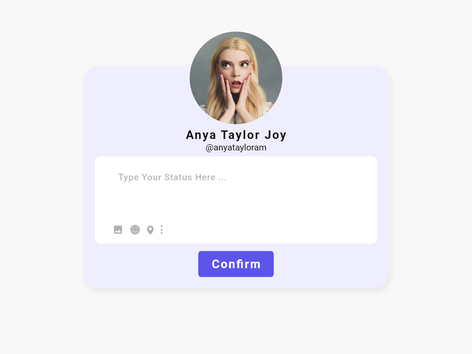 DailyUI Challenge 081: Status Update by Amirhosain Gazor on Dribbble