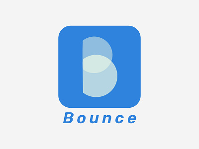 34/50 Daily Logo Challenge: Social Media Website - Bounce