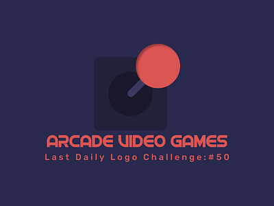 50/50 Daily Logo Challenge: Arcade Video Game Logo