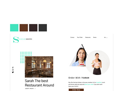 Sarah resto project web design