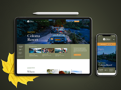 Camping Resort Web Interface