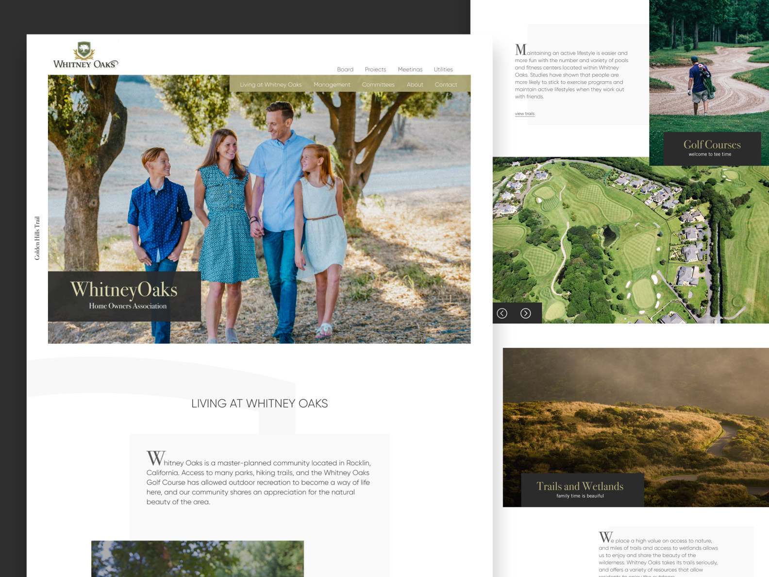 Home Owners Association site by Lester Washington III for Grey Sky Media on Dribbble