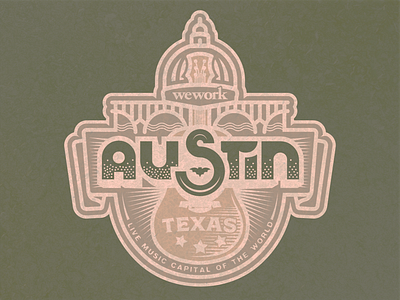 WeWork Austin Sticker