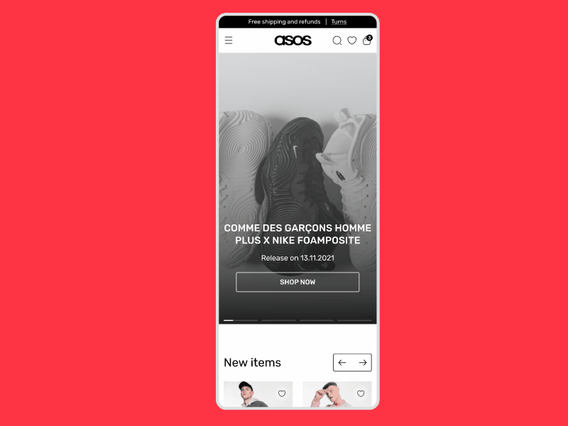 ASOS — targeted action