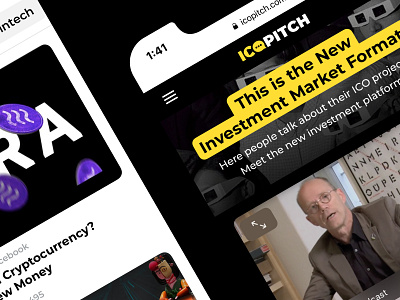 ICOPITCH — Mobile Version Teaser broadcast design details interaction design interface mobile ui product design ui ux