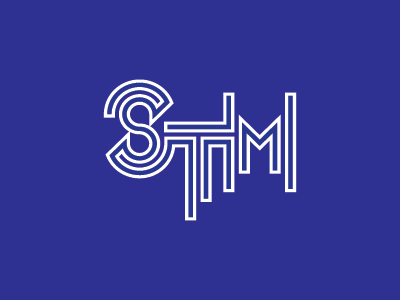 Unused symbol design with the letters STM