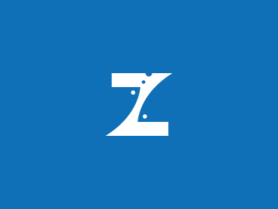 Unused logo design with the letter "z"
