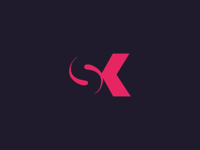 Unused symbol design for SK branding design emblem experiment graphic design icon k letter logo logotype monogram s sk sk logo symbol type unused