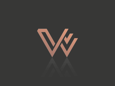 Unused symbol design with the letter W