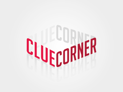 Unused logo design: Clue Corner