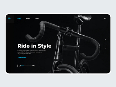 Ride in Style ui ux web webdesign