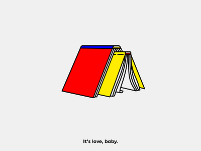 It's love, baby. books couple everyday humor illustration intelligent love reading relationship sex together