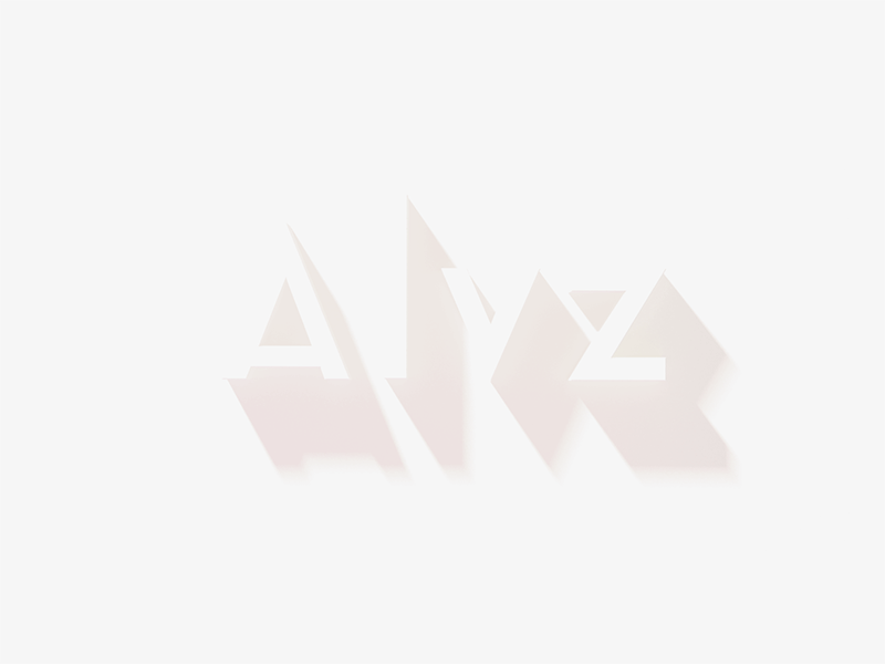 Alvz - personal ident 3d alvz design elegant ident light minimal motion personal render shadows typography