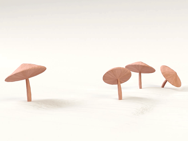 Highspeed Mushrooms 3d alvz animation c4d cinema4d graphics growing highspeed motion mushroom mushrooms vray