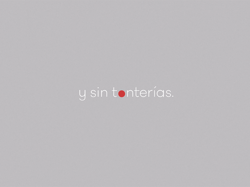 Tonterias animation clean creative gif grey minimal red silly text type typography words