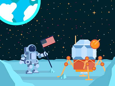 Astronaut Illustration designs, themes, templates and downloadable