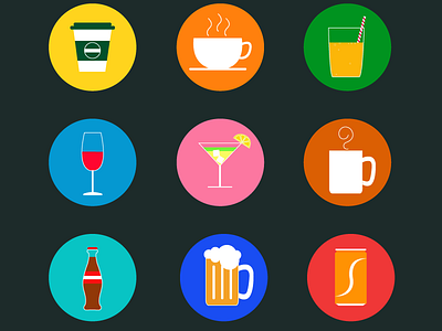 Flat Icons app icons flat icons graphic designing icons illustrations illustrator