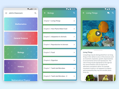 Educational App - Concept