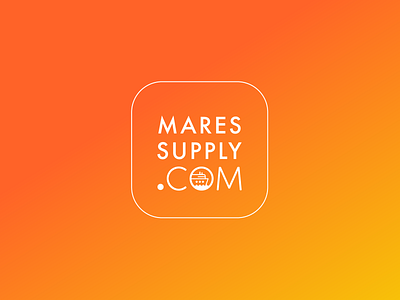 Maressupply.com branding color design lettering logo typography vector
