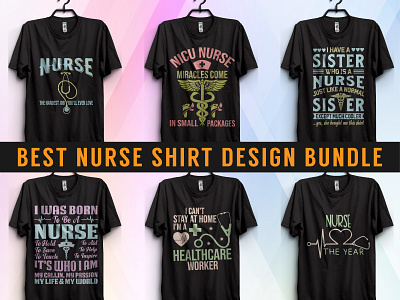 Best Nurse T-shirt Design Bundle