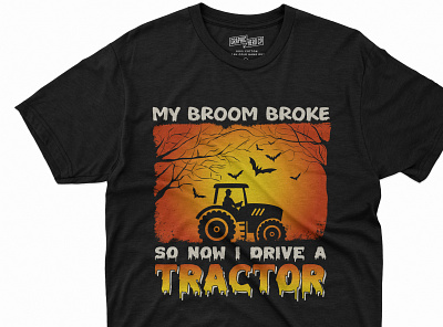 My Broom Broke Halloween T shirt Design halloween2022 spookyseason