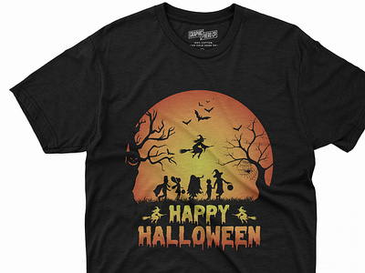 Happy Halloween T shirt Design