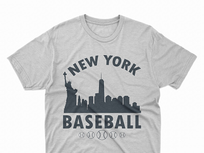 New York Baseball T shirt Design apparel design baseball baseballlife basketball mlb softball sports t shirt design t shirt designer tshirt