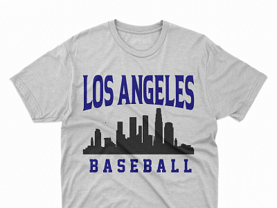 Los Angeles Baseball T shirt design baseball baseballlife basketball design graphic design los angeles softball sports t shirt t shirt design t shirts t shirts design