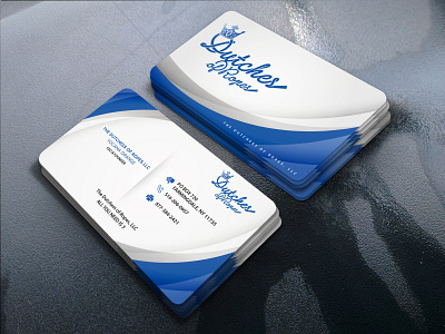 I will create elegant, simple, visiting card design in 24 hours