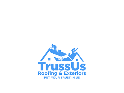 construction, property, real estate, roofing logo