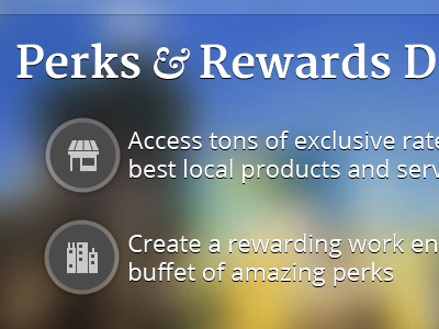 Perks front page homepage perks rewards