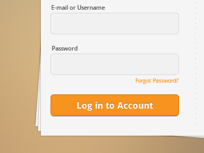 Log In page for Accounting Software