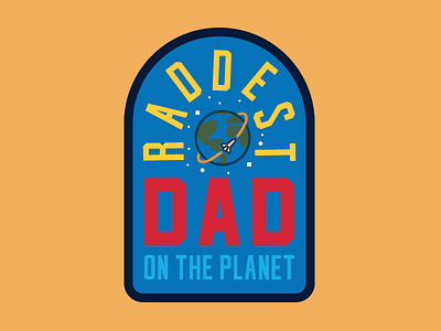 Rad Dad dad fathers day planet rad space